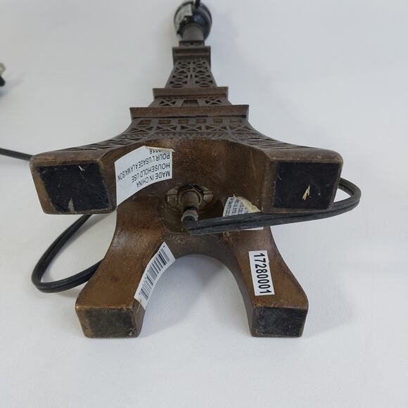Small Desk Lamp Eiffel Tower Bronze like color - Picture 4 of 5